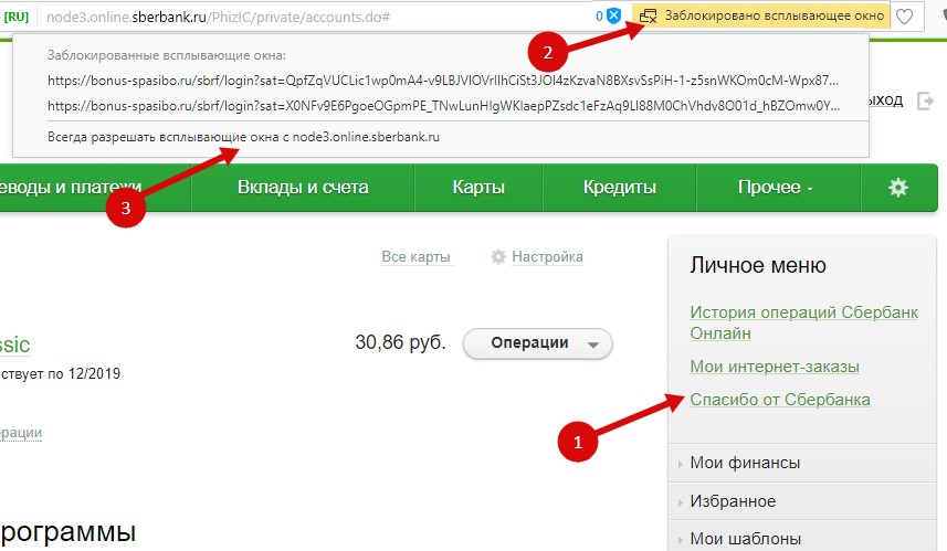 Стоп лист сбербанка убрать. Окно Сбербанк онлайн. Сбер спасибо личный кабинет. Сбербанк онлайн бонусы спасибо. Заблокировали бонусный счет Сбербанка.
