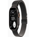 Часы Apple Watch Ultra 3 49mm Black Titanium Case Black Milanese Loop M